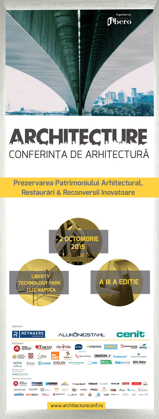 Architecture 2015, afis parteneri