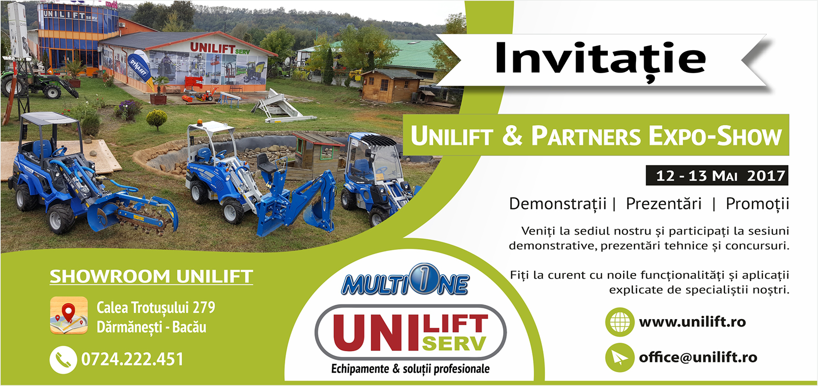 invitatie unilift partners expo show 2017