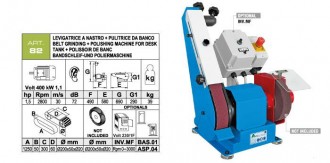 Masina slefuit si lustruit 1250/200 mm ART. 82