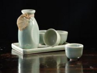 Set ceramica Sake Celadon