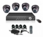 Kit interior 4 camere Dome IR DVR