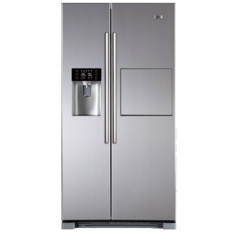 Side by Side Haier HRF-628AF6, 550 l, Clasa A+, No Frost, Usa Bar, H 180 cm, Argintiu