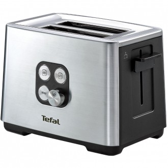 Prajitor de paine Tefal Equinox TT420D30, 900 W, 2 felii, Argintiu