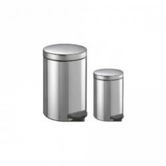 Set 2 de cosuri de gunoi din inox Meliconi - 14 L si 5 L