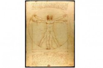 Tablou canvas ilustratie pentru carte - Leonardo da Vinci