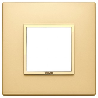 Rama ornament 2 module Aluminium Satin Gold Eikon Evo