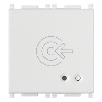 Releu control-acces NFC/RFID conectat 2 Module Vimar Plana alb