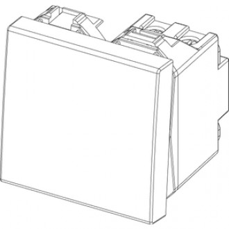 Intrerupator modular cap-cruce 2M 16A VIMAR NEVE UP alb
