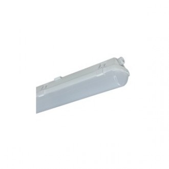 Plafoniera industriala ANCONA LED 36W, 4700 lm, CRI>80, 4000K, optica PCO - opala, 95x1272x100mm, IP66, IK10, gri