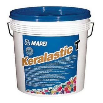 Adeziv elastic si impermeabil pentru gresie faianta piatra naturala Mapei 10kg/cutie Keralastic T Gri