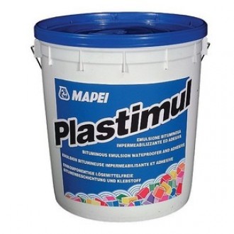 Hidroizolatie bituminoasa pentru fundatii din beton Mapei 20kg/bucata Plastimul