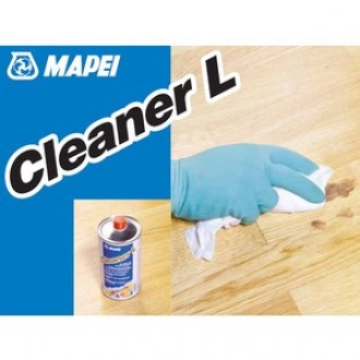 Solutie pentru curatarea urmelor de adeziv dupa montarea parchetului lacuit Mapei 0.85kg/cutie Cleaner L