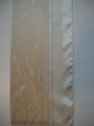 Draperii Crem Deschis cu Model Floral Lille D-8313-600 Undland