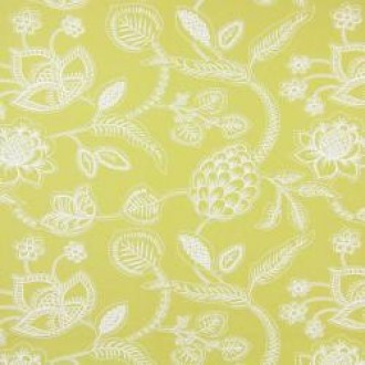 Draperie Galbena cu Flori Phoenix 1295 Citrus 408