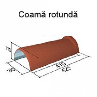 Coama rotunda Decra