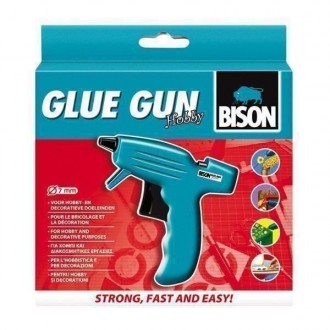 BISON Glue Gun Hobby Pistol de lipit la cald, pentru decoratiuni