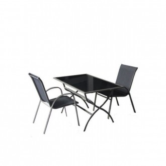 Set patru scaune si masuta dining pentru terasa - TRS 103 